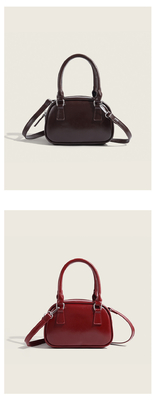 NEW FASHION HAND BAG KOREAN RETRO PU SMALL BODY BAG CROSSBODY BOWLING BAG WOMEN