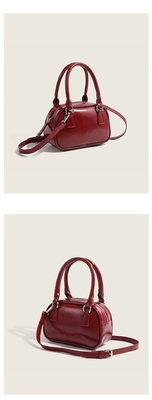 NEW FASHION HAND BAG KOREAN RETRO PU SMALL BODY BAG CROSSBODY BOWLING BAG WOMEN
