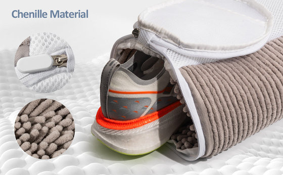 CROSS-BORDER PLUSH SHOE WASH BAG WITH FLEECE-LINED SHOE WASH BAG SHOE WASH BAG FOR LAZY PEOPLE PORTABLE SHOE WASH BAG