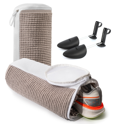 CROSS-BORDER PLUSH SHOE WASH BAG WITH FLEECE-LINED SHOE WASH BAG SHOE WASH BAG FOR LAZY PEOPLE PORTABLE SHOE WASH BAG