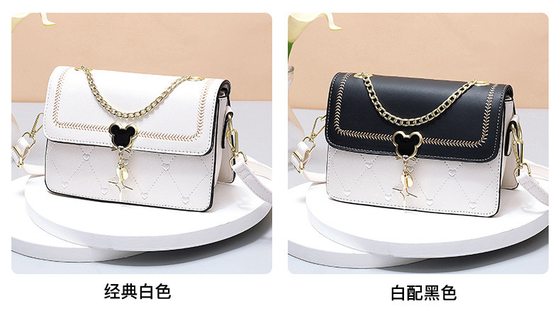 WOMEN'S ONE-SHOULDER SMALL SQUARE BAG 2024 SUMMER NEW TREND EVERYTHING SMALL GIRL HEART GIFT BAG