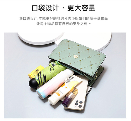 WOMEN'S ONE-SHOULDER SMALL SQUARE BAG 2024 SUMMER NEW TREND EVERYTHING SMALL GIRL HEART GIFT BAG