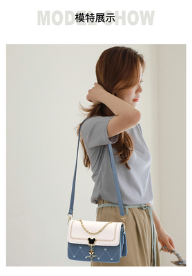 WOMEN'S ONE-SHOULDER SMALL SQUARE BAG 2024 SUMMER NEW TREND EVERYTHING SMALL GIRL HEART GIFT BAG