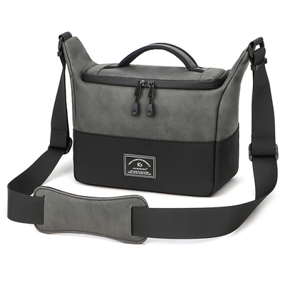 CROSS-BORDER NEW PU SINGLE SHOULDER CROSSBODY CAMERA BAG SLR CAMERA BAG PHOTOGRAPHY DIGITAL CAMERA BAG LENS STORAGE BAG
