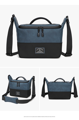 CROSS-BORDER NEW PU SINGLE SHOULDER CROSSBODY CAMERA BAG SLR CAMERA BAG PHOTOGRAPHY DIGITAL CAMERA BAG LENS STORAGE BAG