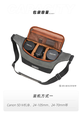 CROSS-BORDER NEW PU SINGLE SHOULDER CROSSBODY CAMERA BAG SLR CAMERA BAG PHOTOGRAPHY DIGITAL CAMERA BAG LENS STORAGE BAG