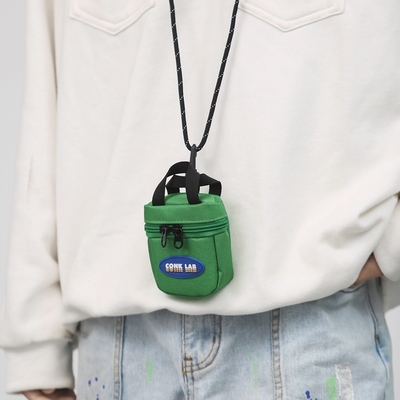 EARPHONE BAG HANGING NECK MINI COIN PURSE CARD BAG KEY BAG CROSSBODY BAG MEN'S FASHION BAG DECORATIVE SMALL HANGING BAG