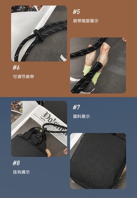 EARPHONE BAG HANGING NECK MINI COIN PURSE CARD BAG KEY BAG CROSSBODY BAG MEN'S FASHION BAG DECORATIVE SMALL HANGING BAG