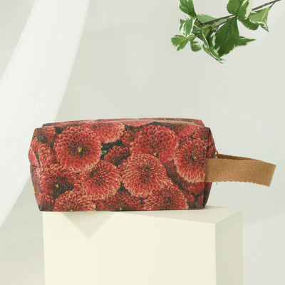 VINTAGE TRUE WOOD PRINT CORK COIN PURSE BARK PRINT COIN BAG KEY SMALL SQUARE BAG NOSTALGIA BAG