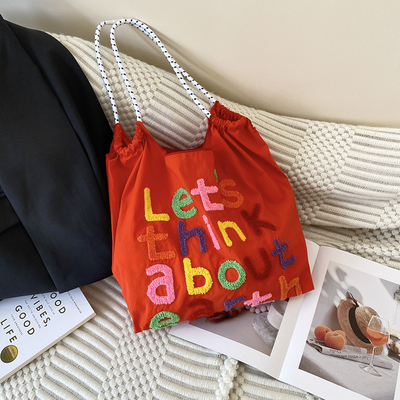 LARGE CAPACITY TOTE BAG KOREAN STYLE INS ALL-IN-ONE SHOULDER BAG FEMALE HAND CARRYING PORTABLE SHOPPING BAG