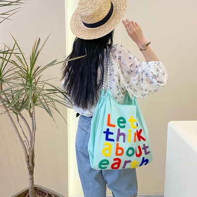 LARGE CAPACITY TOTE BAG KOREAN STYLE INS ALL-IN-ONE SHOULDER BAG FEMALE HAND CARRYING PORTABLE SHOPPING BAG
