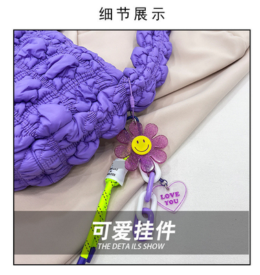 MINI SHOULDER BAG CLOUD BAG EVERYTHING STYLISH UNDERARM BAG PLEATED BAG SWEET LADY BAG