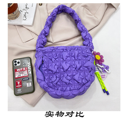 MINI SHOULDER BAG CLOUD BAG EVERYTHING STYLISH UNDERARM BAG PLEATED BAG SWEET LADY BAG