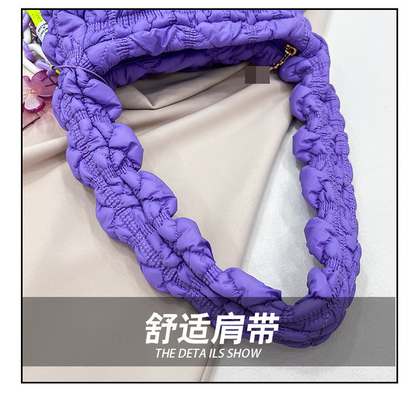 MINI SHOULDER BAG CLOUD BAG EVERYTHING STYLISH UNDERARM BAG PLEATED BAG SWEET LADY BAG
