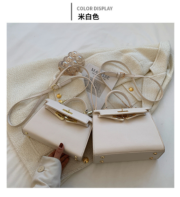 NEW FASHION WINTER TEXTURE WOMEN'S BAG SIMPLE SHOULDER BAG FASHION CROSS-BODY KELLY BAG