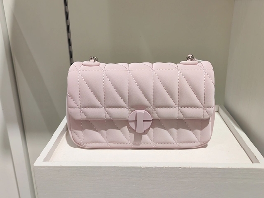 2024 SPRING/SUMMER NEW HIGH-GRADE TEXTURE SMALL BAG FEMALE DIAMOND CHAIN SHOULDER UNDERARM BAG