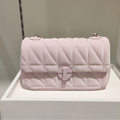 2024 SPRING/SUMMER NEW HIGH-GRADE TEXTURE SMALL BAG FEMALE DIAMOND CHAIN SHOULDER UNDERARM BAG