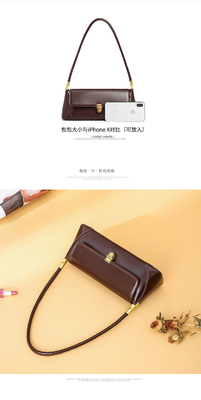 2024 NEW TRENDY RETRO HANDBAG FASHION SHOULDER BAG BAGUETTE BAG WOMEN'S BAG