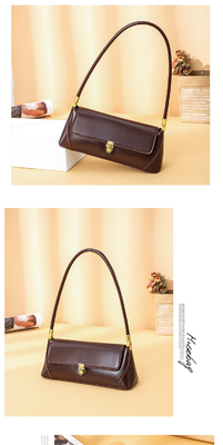 2024 NEW TRENDY RETRO HANDBAG FASHION SHOULDER BAG BAGUETTE BAG WOMEN'S BAG