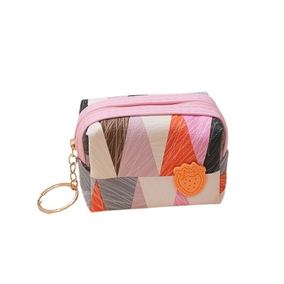 COIN PURSE FEMALE MINI SIMPLE ZIPPER COMPACT KOREAN VERSION STUDENT CUTE GIRL HEART CARD KEY COIN SMALL WALLET