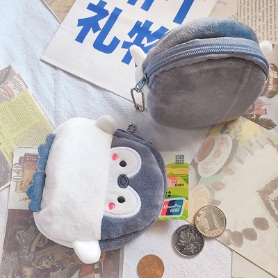 CUTE CUTE LITTLE PENGUIN COIN WALLET PORT RED ENVELOPE DATA LINE BAG COIN BAG
