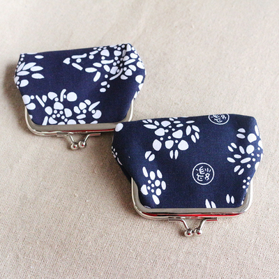 ETHNIC STYLE BATIK COIN PURSE MINI BUCKLE SMALL PURSE WOMEN'S COIN BAG