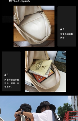 2024 NEW FASHION LIGHTWEIGHT TRAVEL LEISURE LARGE CAPACITY JUNIOR HIGH SCHOOL FEMALE COLLEGE STUDENTS SCHOOLBAG