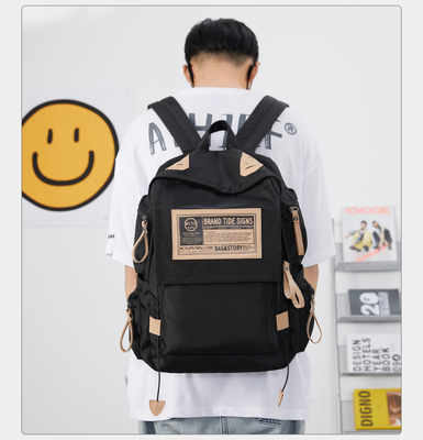MALE BACKPACK FEMALE COLLEGE STUDENTS SIMPLE DESIGN SENSE NICHE COMPUTER BAG SCHOOLBAG