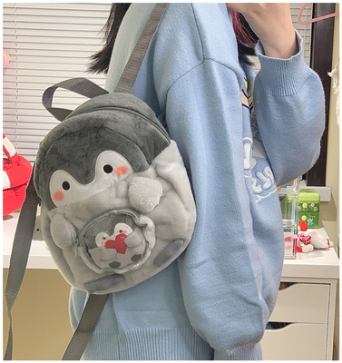 MALE BACKPACK FEMALE COLLEGE STUDENTS SIMPLE DESIGN SENSE NICHE COMPUTER BAG SCHOOLBAG