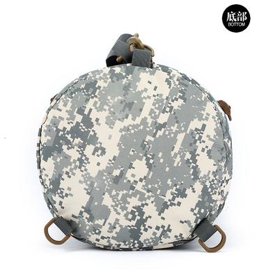 CAMO DOUBLE SHOULDER BUCKET BAG LARGE CAPACITY OUTDOOR CAMO BACKPACK SINGLE SHOULDER CROSSBODY TRAVEL BACKPACK HANDBAG