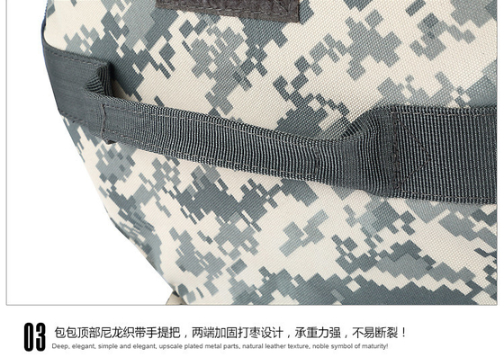 CAMO DOUBLE SHOULDER BUCKET BAG LARGE CAPACITY OUTDOOR CAMO BACKPACK SINGLE SHOULDER CROSSBODY TRAVEL BACKPACK HANDBAG