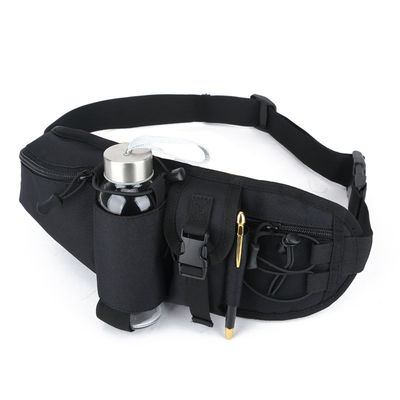 Outdoor Sports Bag Tactical Camouflage Waist Pack with Waterproof Material Adjustable Strap and Convenient Water Cup Holder Design