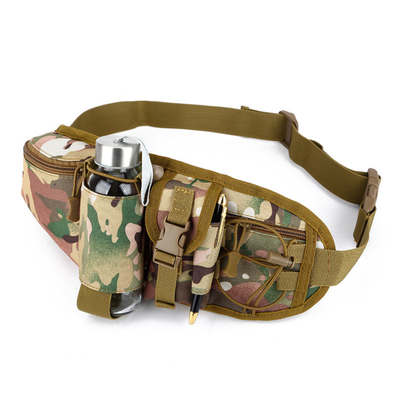 OUTDOOR MULTI-PURPOSE SPORTS WAIST PACK MEN'S ANTI-SPLASH TACTICAL CAMOUFLAGE RIDING OBLIQUE WAIST PACK
