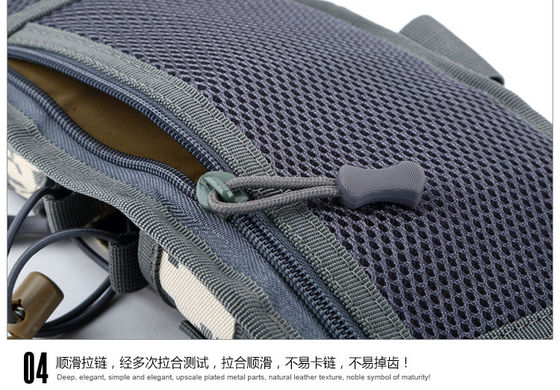 Outdoor Sports Bag Tactical Camouflage Waist Pack with Waterproof Material Adjustable Strap and Convenient Water Cup Holder Design