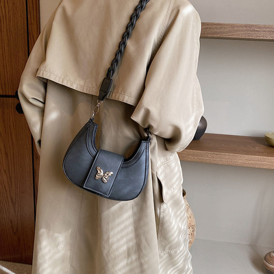 POPULAR NEW NICHE DESIGN BAG FEMALE TREND FOREIGN STYLE BUTTERFLY BAG ADVANCED SENSE OF ALL SHOULDER UNDERARM BAG