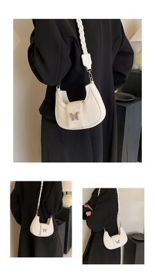 POPULAR NEW NICHE DESIGN BAG FEMALE TREND FOREIGN STYLE BUTTERFLY BAG ADVANCED SENSE OF ALL SHOULDER UNDERARM BAG