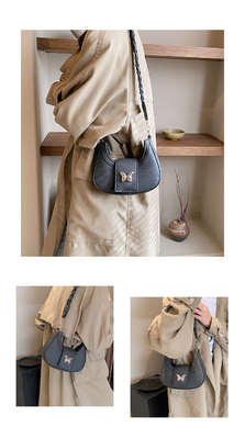 POPULAR NEW NICHE DESIGN BAG FEMALE TREND FOREIGN STYLE BUTTERFLY BAG ADVANCED SENSE OF ALL SHOULDER UNDERARM BAG