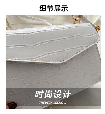 PATENT LEATHER PURE COLOR QUALITY ALL-IN-ONE BAG WOMEN'S HAND BILL SHOULDER CROSSBODY BAG UNDERARM WOMEN'S BAG