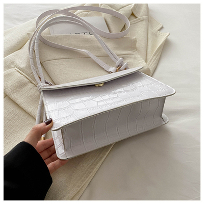 PATENT LEATHER PURE COLOR QUALITY ALL-IN-ONE BAG WOMEN'S HAND BILL SHOULDER CROSSBODY BAG UNDERARM WOMEN'S BAG