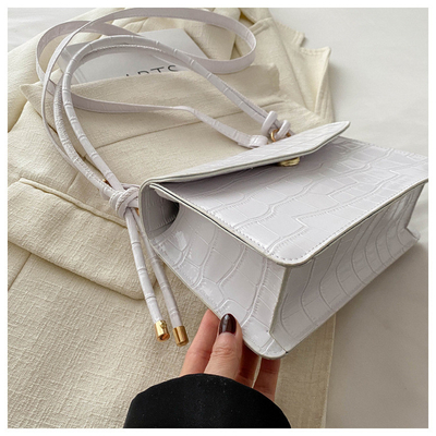 PATENT LEATHER PURE COLOR QUALITY ALL-IN-ONE BAG WOMEN'S HAND BILL SHOULDER CROSSBODY BAG UNDERARM WOMEN'S BAG