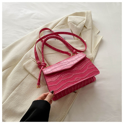 PATENT LEATHER PURE COLOR QUALITY ALL-IN-ONE BAG WOMEN'S HAND BILL SHOULDER CROSSBODY BAG UNDERARM WOMEN'S BAG