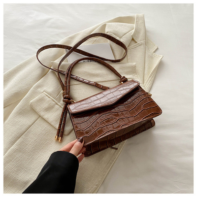 PATENT LEATHER PURE COLOR QUALITY ALL-IN-ONE BAG WOMEN'S HAND BILL SHOULDER CROSSBODY BAG UNDERARM WOMEN'S BAG