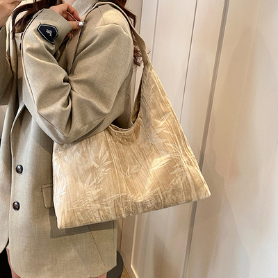 New Chinese style large capacity armpit bag trend new fashion medieval shoulder bag female minority commuter Tote bag