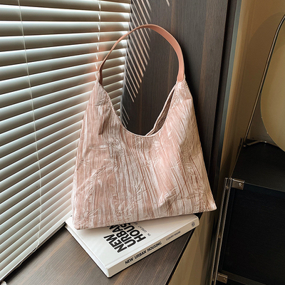New Chinese style large capacity armpit bag trend new fashion medieval shoulder bag female minority commuter Tote bag
