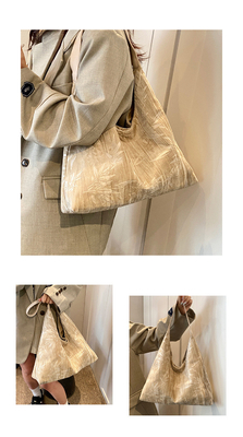 New Chinese style large capacity armpit bag trend new fashion medieval shoulder bag female minority commuter Tote bag