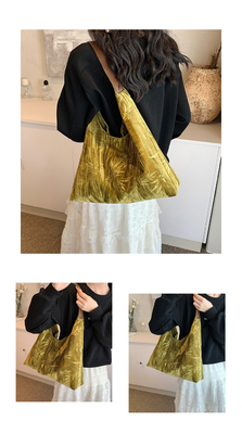New Chinese style large capacity armpit bag trend new fashion medieval shoulder bag female minority commuter Tote bag