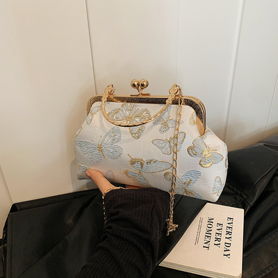 NEW CHINESE STYLE CHEONGSAM DINNER BAG FOR WOMEN 2024 SPRING/SUMMER NEW HANDBAG SENIOR CHAIN CROSSBODY BAG
