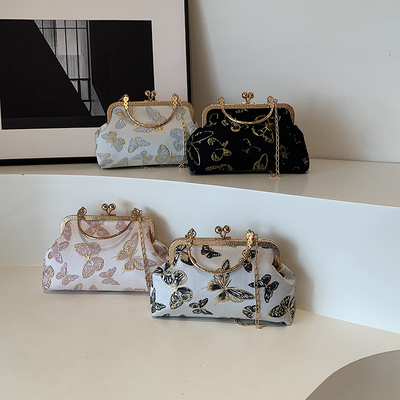 NEW CHINESE STYLE CHEONGSAM DINNER BAG FOR WOMEN 2024 SPRING/SUMMER NEW HANDBAG SENIOR CHAIN CROSSBODY BAG