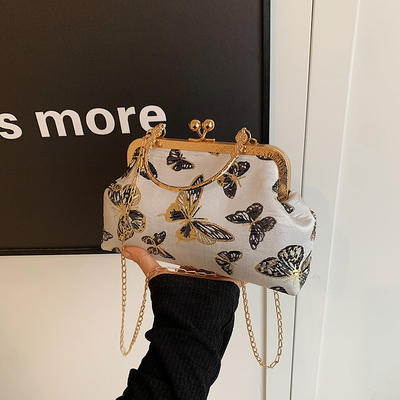 NEW CHINESE STYLE CHEONGSAM DINNER BAG FOR WOMEN 2024 SPRING/SUMMER NEW HANDBAG SENIOR CHAIN CROSSBODY BAG