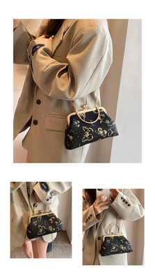 NEW CHINESE STYLE CHEONGSAM DINNER BAG FOR WOMEN 2024 SPRING/SUMMER NEW HANDBAG SENIOR CHAIN CROSSBODY BAG